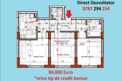 3 camere, Berceni, Aleea Tomesti, 300m Metrou, Mutare Rapida!
