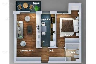 Berceni 10 min Metrou Aparatorii Patriei - Apartament 2 camere 