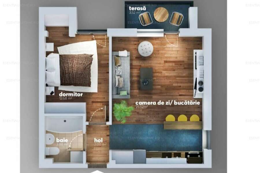 Apartament 2 camere - Berceni - Aparatorii Patriei