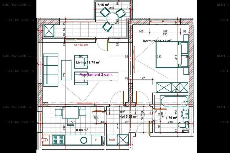 Apartament 2 camere, Berceni, Str. Drumul Binelui la doar 10 minute de Metrou Aparatorii Patriei.