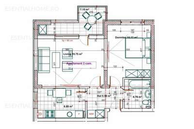 Apartament 2 camere la Metrou Aparatorii Patriei in doar 10 minute, zona Berceni.